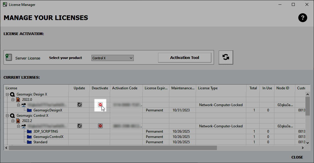 License Deactivation [CimLM]